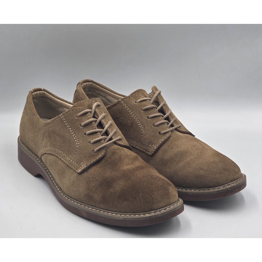 G.H. Bass & Co Brockton Leather Suede Boots Mens 9.5M Lace Up Casual Brown